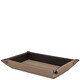 Leather valet tray Light Taupe