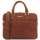Ferrara Leather laptop briefcase Brown