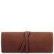 Leather jewellery case Brown