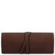 Leather jewellery case Dark Brown
