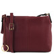 TL Bag Soft leather shoulder bag Bordeaux