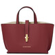 Agatha Leather handbag Bordeaux