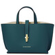 Agatha Leather handbag Teal
