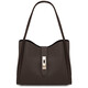 Soave Soft leather handbag Chocolate