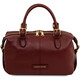 Ribelle Soft leather duffle bag Bordeaux