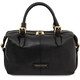 Ribelle Soft leather duffle bag Black