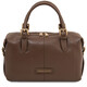Ribelle Soft leather duffle bag Dark Taupe