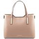 Olimpia Leather tote Light Taupe