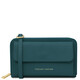 Urania Leather wallet/phone holder with strap Teal