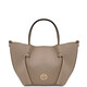 Legame Leather handbag - Small size Light Taupe