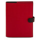 Leather planner Lipstick Red