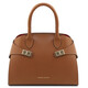 Coccola Leather handbag Cognac