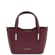 Olimpia Leather tote - Small size Bordeaux