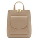 Paris Small leather backpack for women Light Taupe