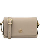 Biscuit Soft leather shoulder bag Light Taupe